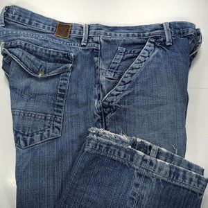 AGAVE Denimsmith ExPatriot Relaxed Fit Straight Men 34 35x34 Blue Jeans Made USA